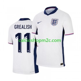 Inghilterra Jack Grealish 11 Maglia Prima Euro 2024 Manica Corta